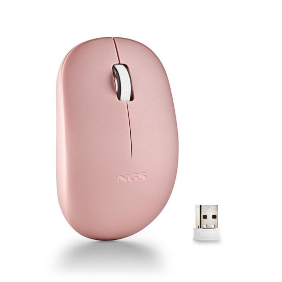 Mouse wireless NGS Black FOG Pro · 1000 DPI · Rosa