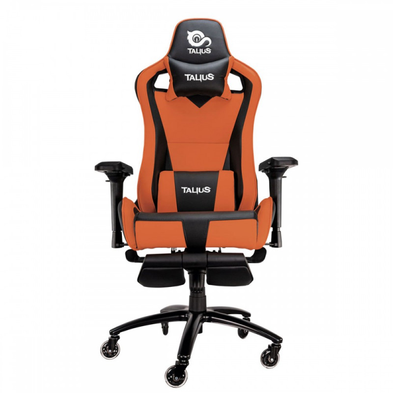 Sedia da gioco Talius Caiman V2 Nero/Arancione Poggiapiedi 4D