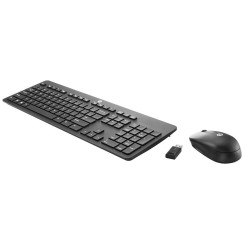 Tastiera + mouse HP Business Slim Wireless Spanish N3R88AA USB, Nero, Km0 Scatola originale