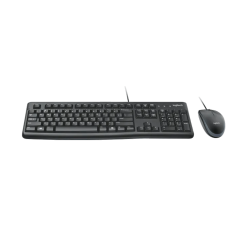 Tastiera + mouse cablati Logitech MK120, nero, nuovo
