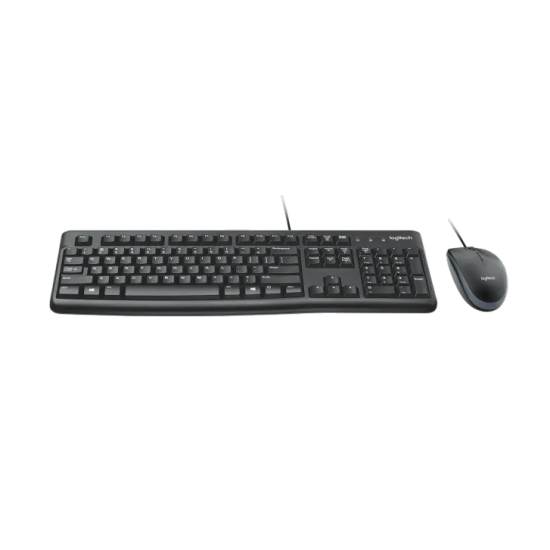 Tastiera + mouse cablati Logitech MK120, nero, nuovo