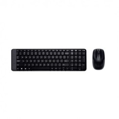 Tastiera + mouse wireless Logitech MK220, nero, nuovo
