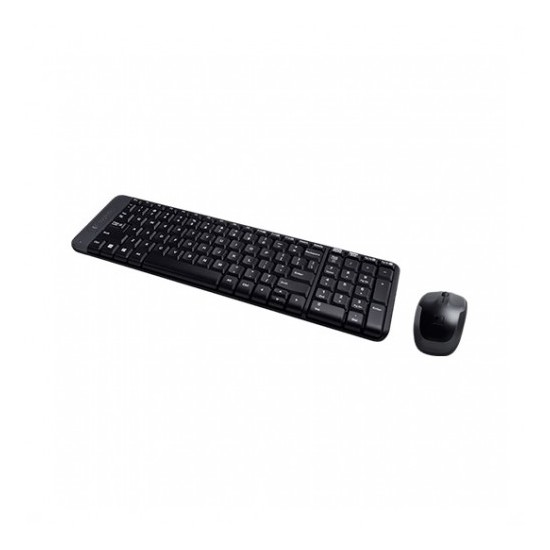 Tastiera + mouse wireless Logitech MK220, nero, nuovo