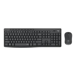 Teclado + Mouse Logitech MK295 Silent Touch, Nero, Nuovo
