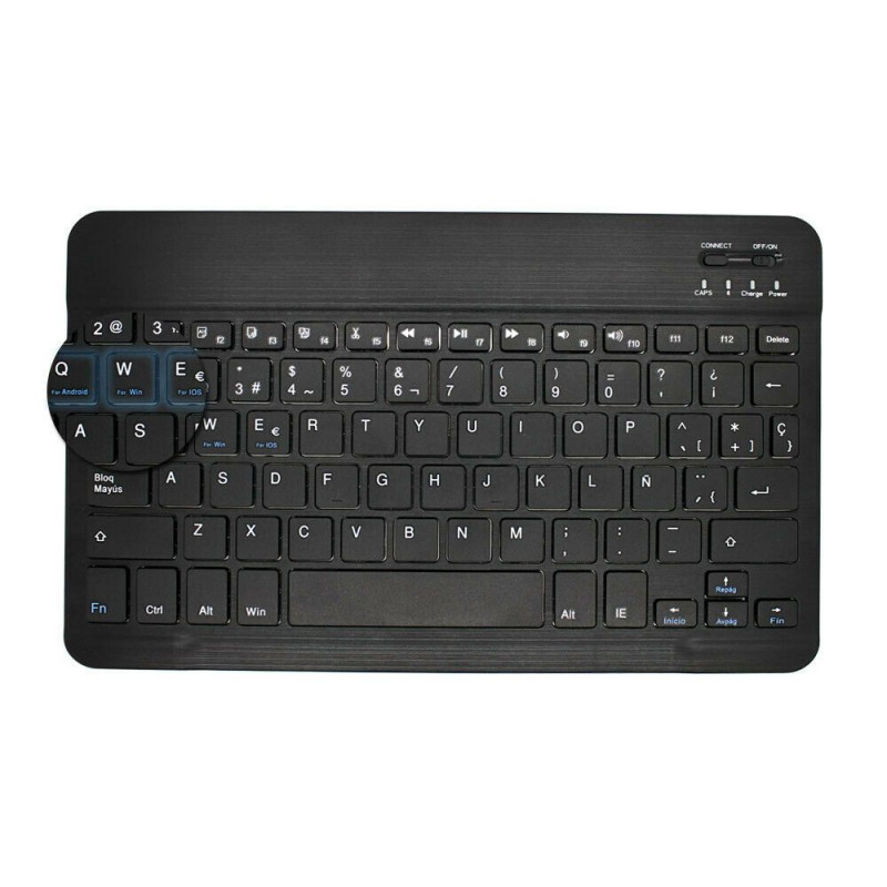 Tastiera senza fili Bluetooth per Mac, Windows, PC, laptop, telefoni cellulari e tablet