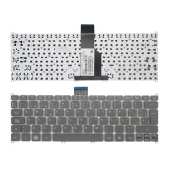 TASTIERA PER ACER ASPIRE S3, S5, V5-121, ONE 756 TRAVELMATE B1 GRIGIO