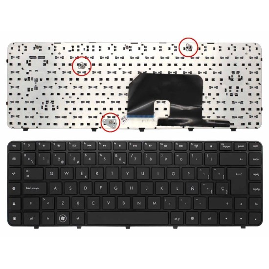 TASTIERA PER HP PAVILION DV6-3000 DV6-3100 DV6-3200 DV6-3200 SERIES