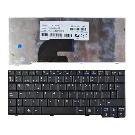 ACER ASPIRE ONE KAV60 D250 D150 TASTIERA PER ACER ASPIRE ONE KAV60 D150 LAPTOP