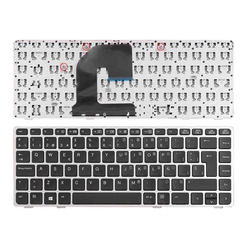 TASTIERA DEL COMPUTER PORTATILE HP ELITEBOOK 8460P