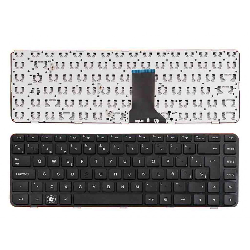 TASTIERA PER NOTEBOOK HP PAVILION DM4-1000 DV5-2000 HT1BV 598891-001 9Z.N4FBV.101 6037B0049701 606883-001