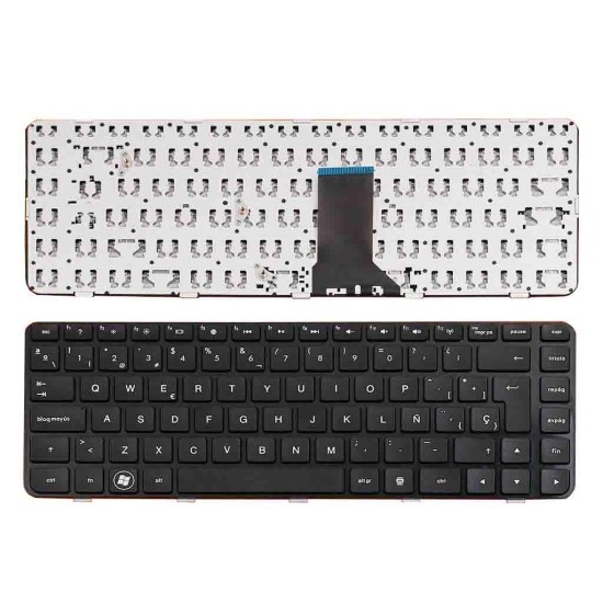TASTIERA PER NOTEBOOK HP PAVILION DM4-1000 DV5-2000 HT1BV 598891-001 9Z.N4FBV.101 6037B0049701 606883-001