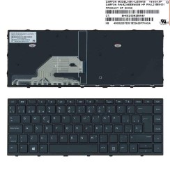 TASTIERA PER COMPUTER PORTATILE HP PROBOOK 430 G5 440 G5 445 G5 NERO CON CORNICE