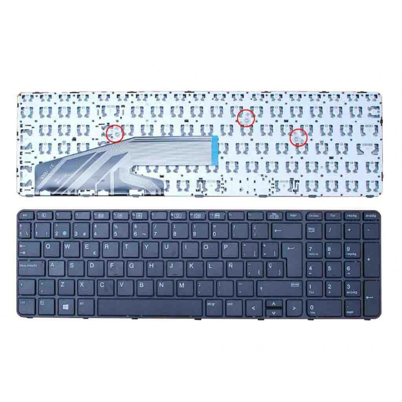 TASTIERA PER LAPTOP HP PROBOOK 450 G3 455 G3 470 G3 WIN8
