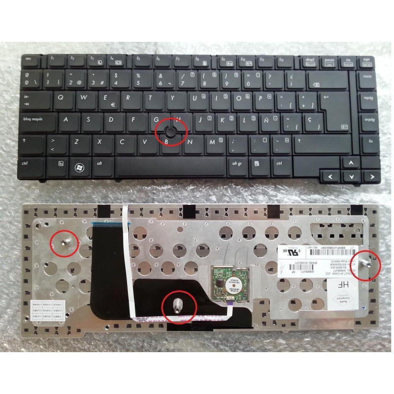 TASTIERA PER COMPUTER PORTATILE HP PROBOOK 6440B 6445B 6450B 6455B CON POINTSTICK 9Z.N2W82.N0S