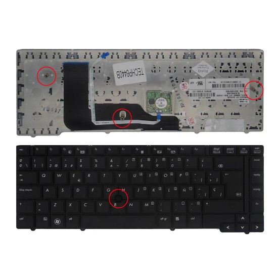 TASTIERA PER COMPUTER PORTATILE HP PROBOOK 6440B 6445B 6450B 6455B CON POINTSTICK 9Z.N2W82.N0S