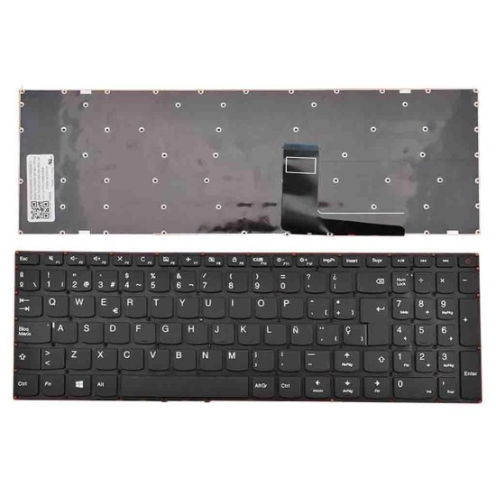 LENOVO IDEAPAD 110-15ACL 110-15AST 110-15IBR NERO TASTIERA LAPTOP 110-15ACL 110-15IBR NERO