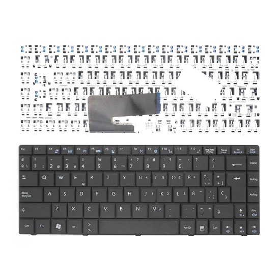 MSI x340 MS-6837D V103522AK1 S1N-1EES2C1-SA0 TASTIERA PER LAPTOP MSI x340 MS-6837D V103522AK1 S1N-1EES2C1-SA0