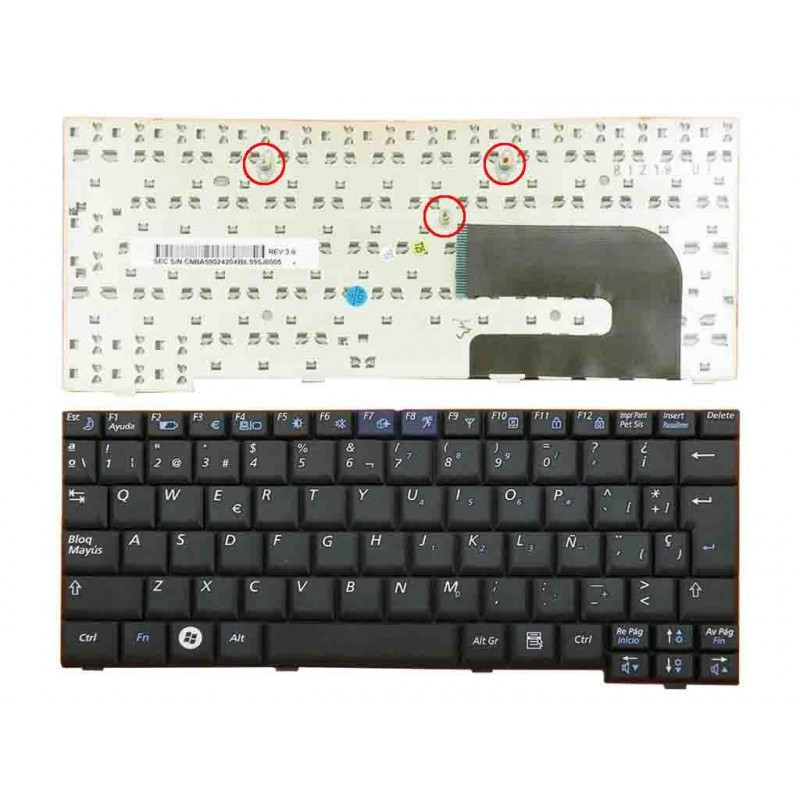 TASTIERA DEL COMPUTER PORTATILE SAMSUNG NC10 CNBA5902420XBIL995J