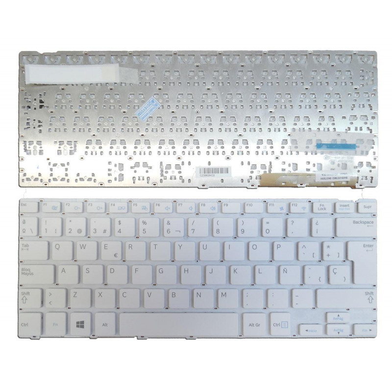 TASTIERA PER COMPUTER PORTATILE SAMSUNG NP915S3G SN3730W BIANCO