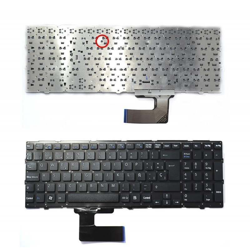 TASTIERA PER NOTEBOOK SONY VAIO VPC-EH3E0E VPC-EH3Q1E VPC-EH3J1E VPC-EH3C0E NERO