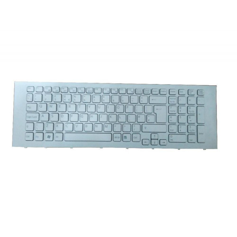 TASTIERA PER LAPTOP DELLA SERIE SONY VAIO VPC-EJ CON CORNICE BIANCA