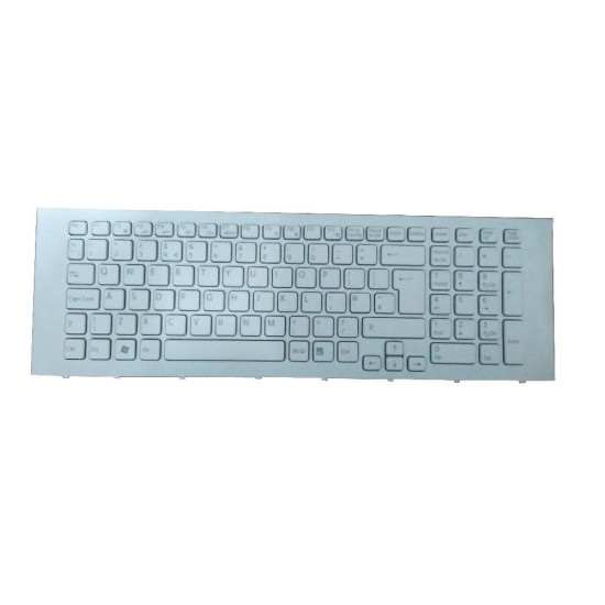 TASTIERA PER LAPTOP DELLA SERIE SONY VAIO VPC-EJ CON CORNICE BIANCA