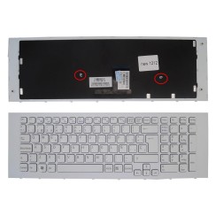 TASTIERA PER LAPTOP DELLA SERIE SONY VAIO VPC-EJ CON CORNICE BIANCA