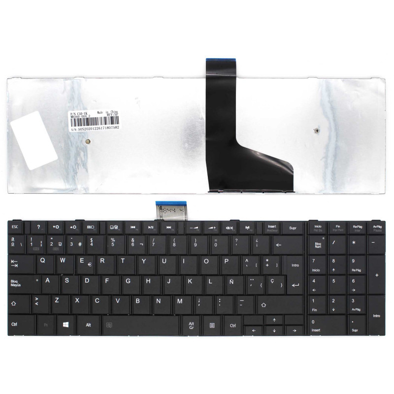 TOSHIBA SATELLITE C50-A C50D-A TASTIERA LAPTOP MP-11B96E0-528B