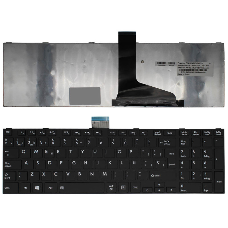 TASTIERA DEL PORTATILE TOSHIBA SATELLITE L850