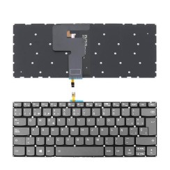 TASTIERA RETROILLUMINATA PER COMPUTER PORTATILE LENOVO IDEAPAD 330-14IKB GREY FRAMELESS