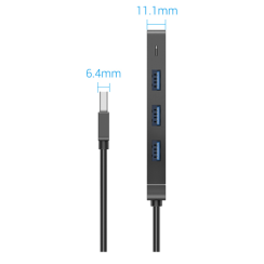 Vention-Hub multi USB 3.0 con 4 porte compatibile con Lenovo, Xiaomi e MacBook Pro, Nuovo