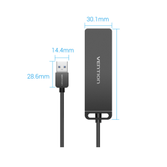 Vention-Hub multi USB 3.0 con 4 porte compatibile con Lenovo, Xiaomi e MacBook Pro, Nuovo