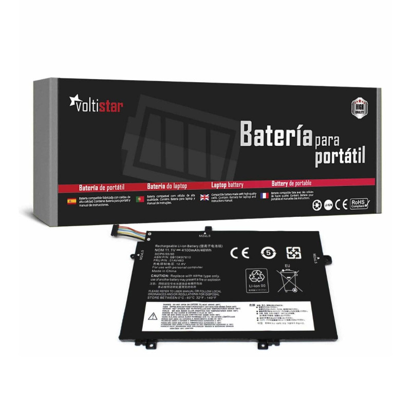 Voltistar Batteria per Lenovo ThinkPad L480, L580 (4100 mAh) 11.1V