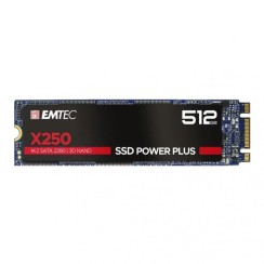 Disco EMTEC SSD 512GB X250 M2 SATA3 fino a 520 MB/s, Nuovo
