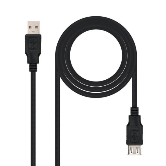 Cavo USB 3.0 Tipo A Maschio-Femmina 1,8M - USB ricarica e dati, Nero - 1ª Qualità, A+