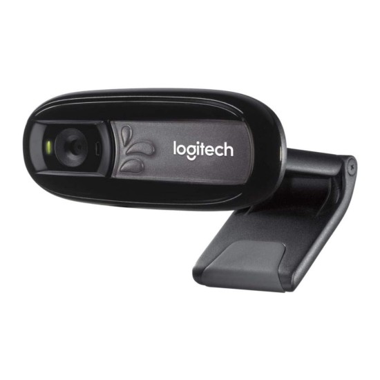 Cámara Web Logitech C170 (V-U0026) | Webcam USB con Microfono Integrato
