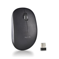Ratón inalámbrico NGS Black FOG Pro · 1000 DPI · Nero