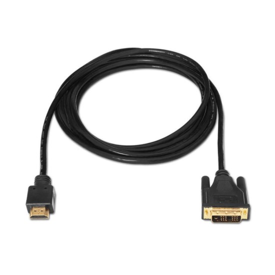 AISENS Cavo DVI a HDMI 1,8m, Maschio-Maschio, Nero