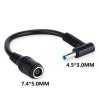 Adattatore di ricarica HP Punte blu da 7,4x5,0 mm a 4,5x3,0 mm, A+
