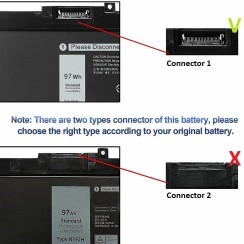 Batteria Dell Precision 7530 7540 7730 7740 | 11.55V 6000mAh