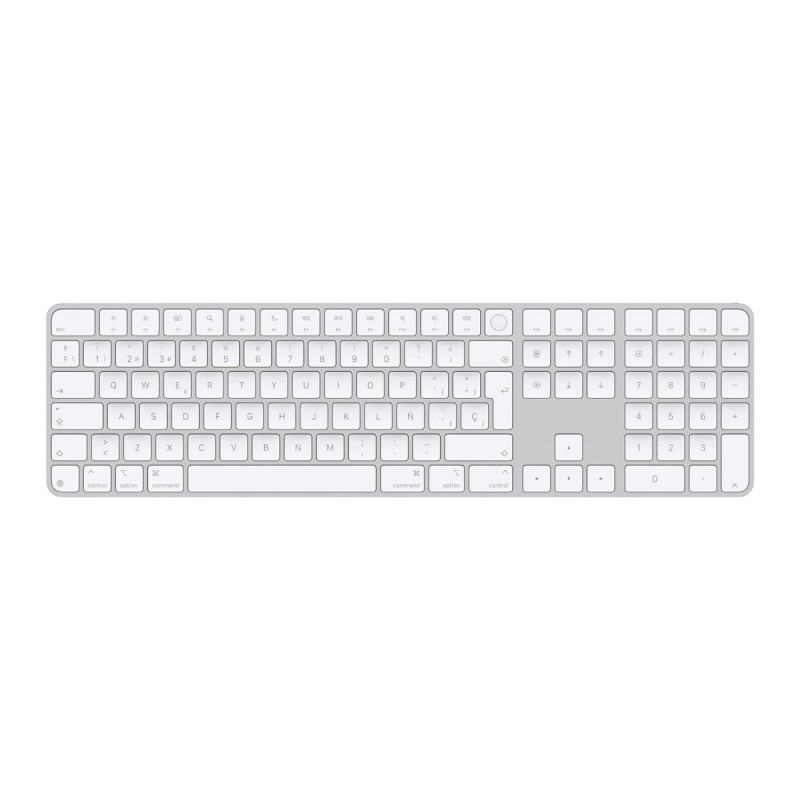 Apple Magic Keyboard Numerico A2520 Spagnolo (ESP), 2021, Argento, Touch ID, A+
