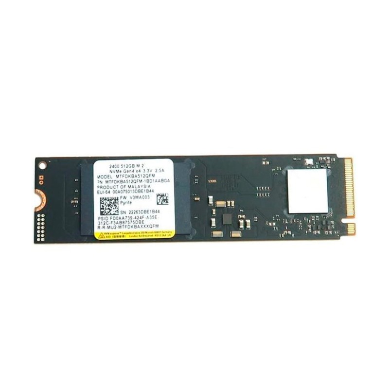 Disco SSD Micron M.2 512GB 2280 (MTFDDAV512TBN), A+