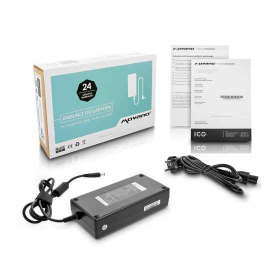 Caricabatterie Compatibile Dell 240W · Movano 19.5V 12.3A · 7.4×5.0mm