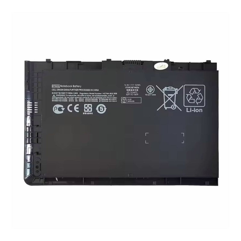 Batteria per HP EliteBook Folio 9470M, 9480M BT04XL  (3200 mAh) 14.8V