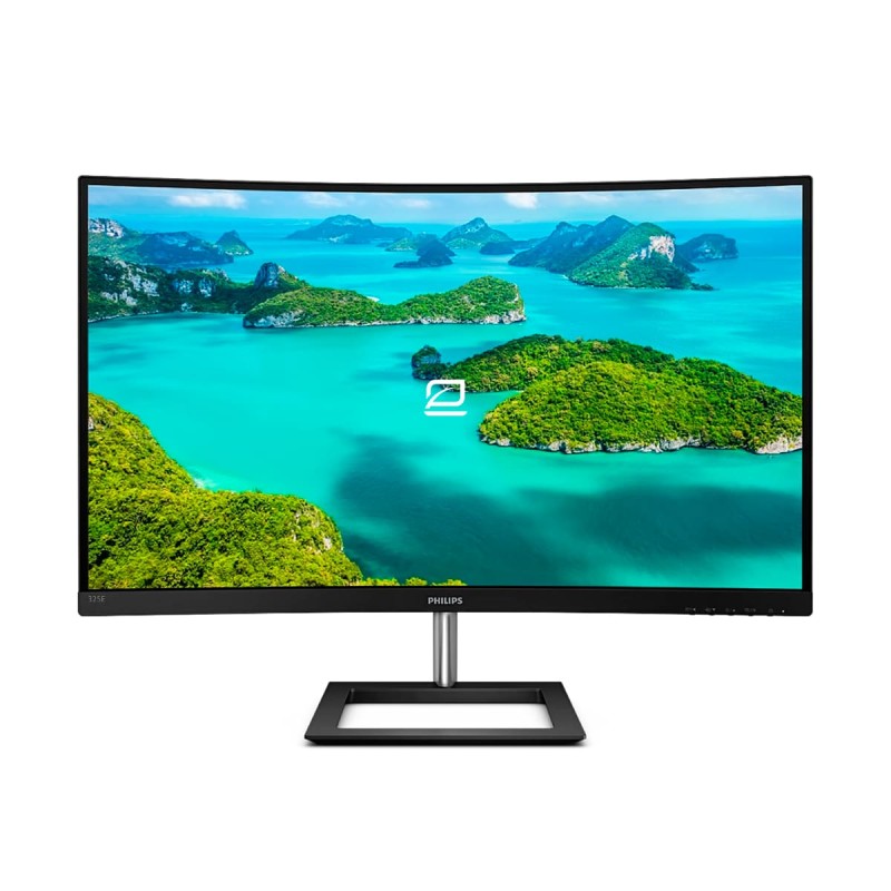 Monitor Philips 325E1C 32″ QHD Curvo · 2560×1440 · Nero