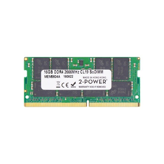 Memoria RAM 16 GB DDR4 2666 MHz SODIMM CL19 1.2V – Portatile