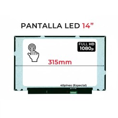 Schermo touch 14″ FHD B140HAK03.2 40 pin | LED opaco per portatile