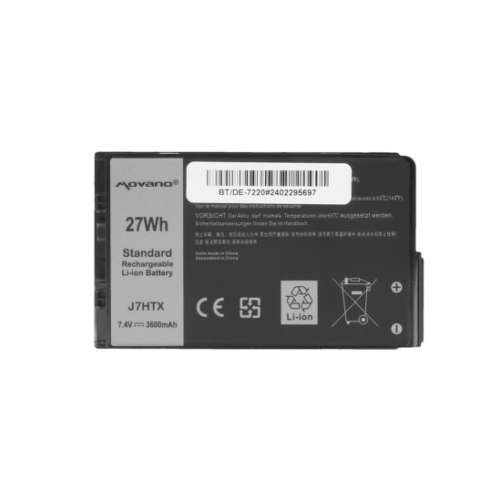 Movano BT/DE-7220 batteria per Dell Latitude Rugged Extreme 7202 e 7212 · 27Wh