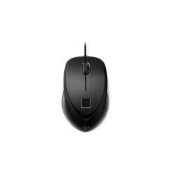 Mouse HP USB con lettore di impronte digitali | Mouse con cavo nero