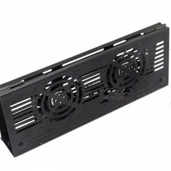 Supporto pieghevole nero per Laptop Cooler - Ideale per i viaggi
